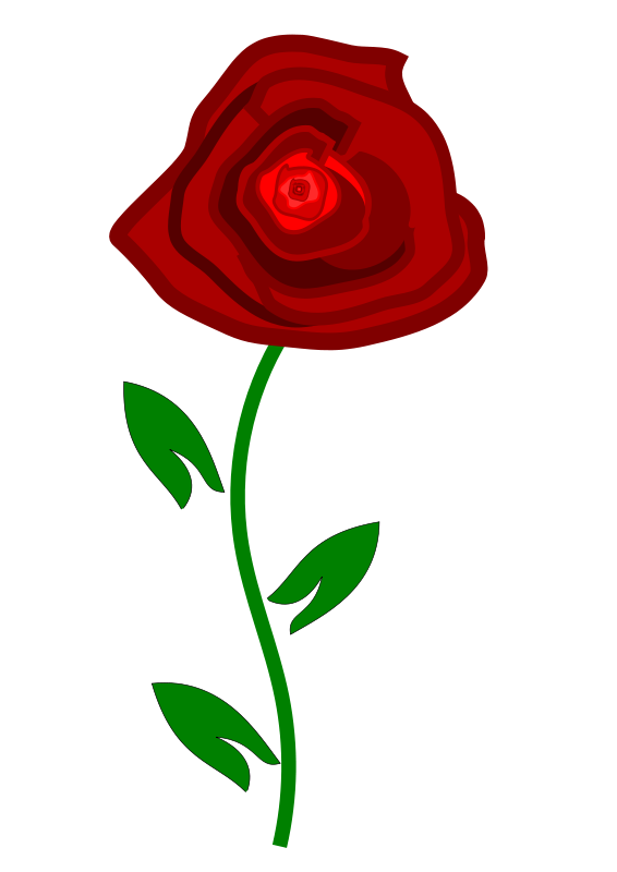 Free to Use  Public Domain Rose Clip Art