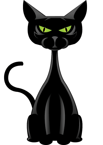 Free Halloween Black Cat Cartoon, Download Free Halloween Black Cat ...