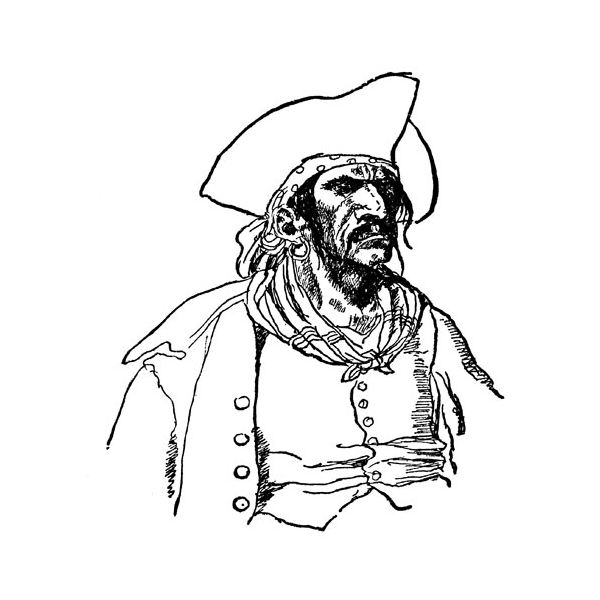 vintage pirate illustration