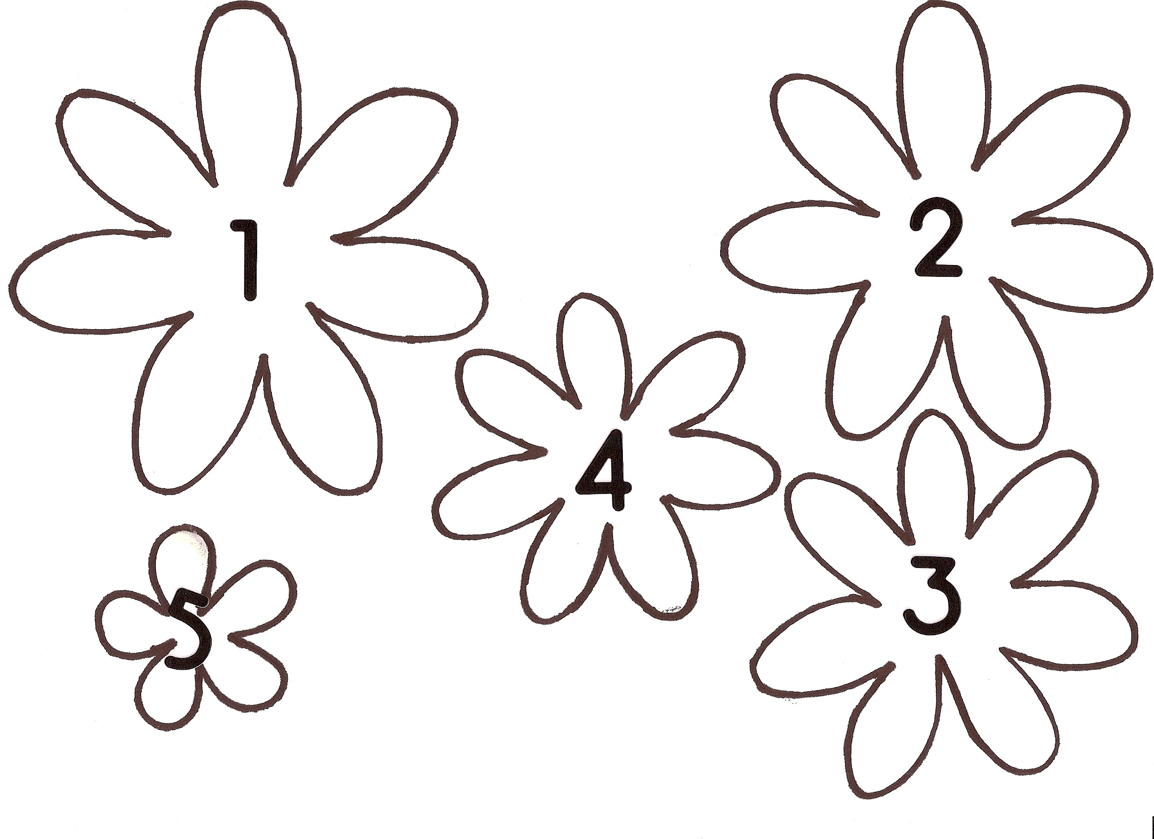 Flower Tattoo Stencil Template - wide 4