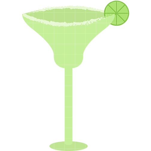 Margarita Cocktail Glass Clipart - Free Clip Art Images