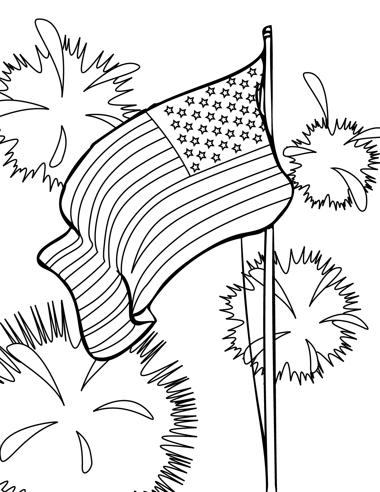 4th-of-july-coloring-pages | wallpapers55.com - Best Wallpapers 