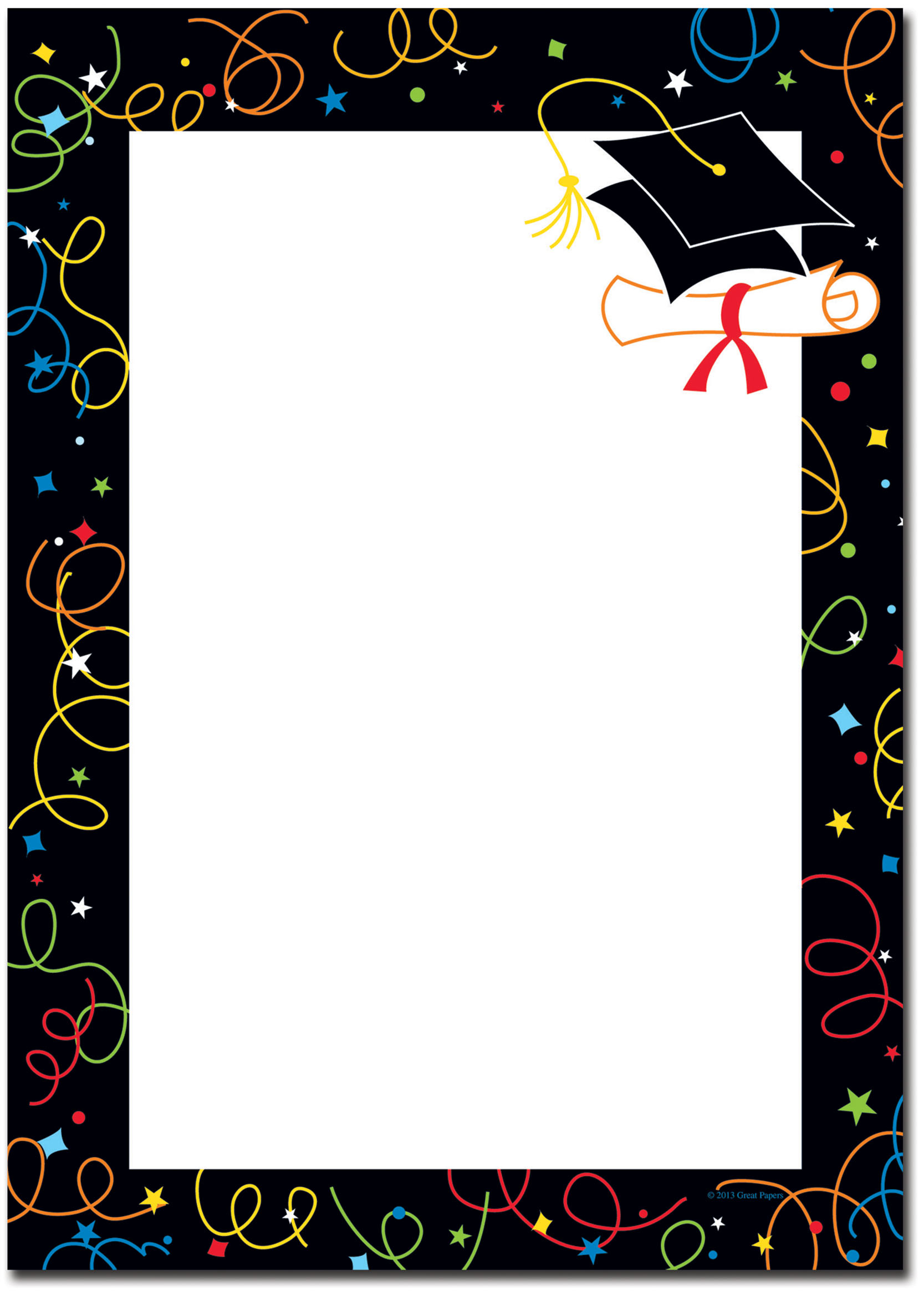 Free Printable Graduation Border Paper - Get What You Need For Free