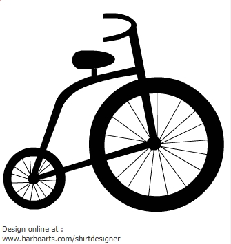 Download : Kids Bicycle - Vector Graphic