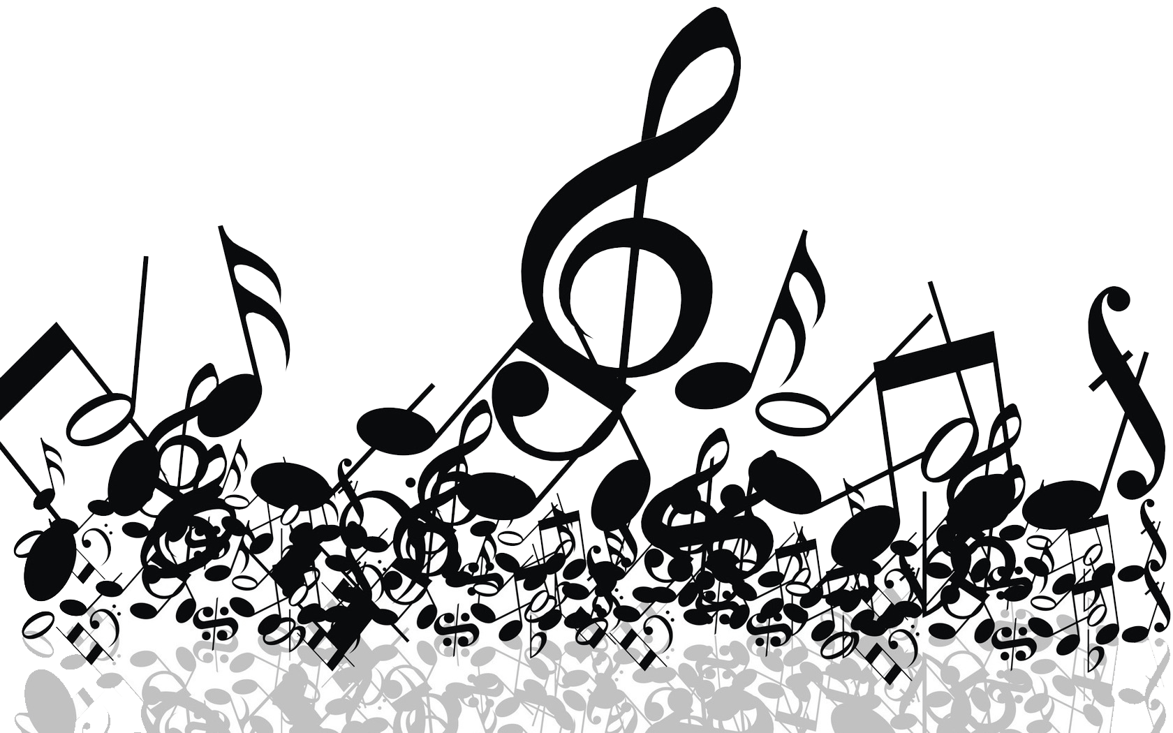 Musical Notes and Treble Clef Vector Art - Free Download & Usage