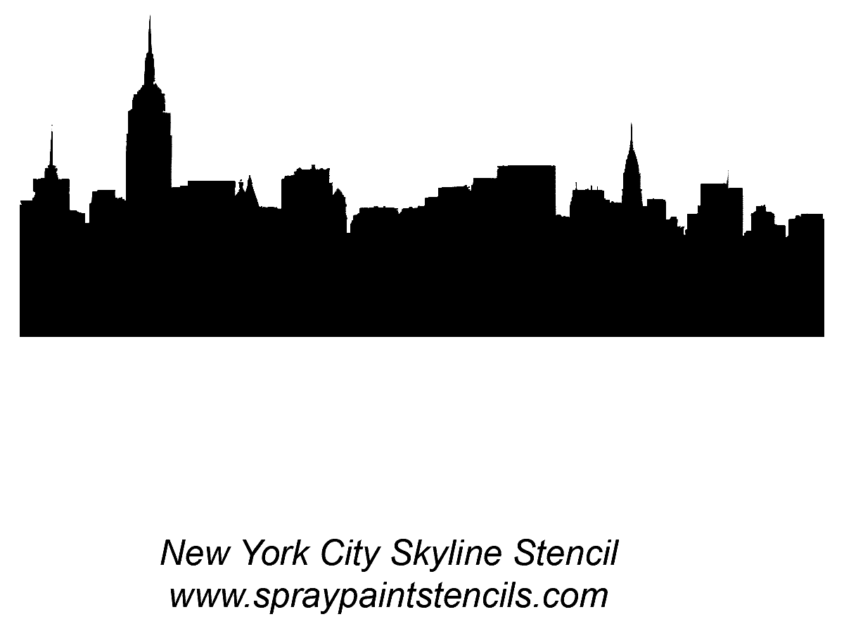 New York City Skyline Silhouette Clip Art - Gallery