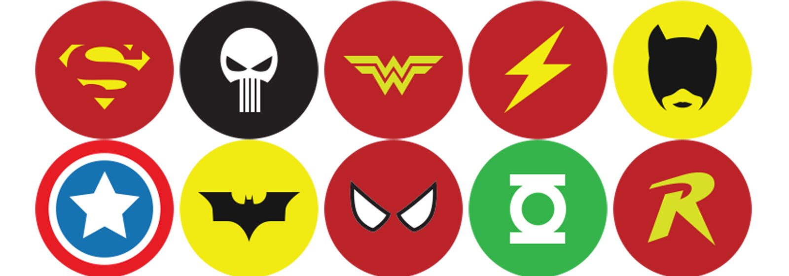 Superhero Logos And Names Symbols Icon - Free Icons
