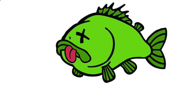 Cartoon Dead Fish 