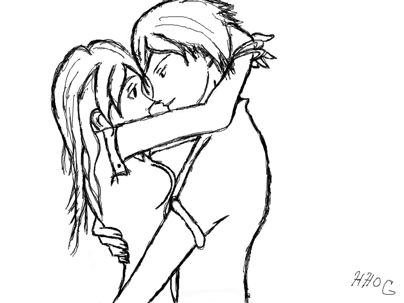 Download Anime Couple Base - Anime Couple Drawing Base PNG Image with No  Background - PNGkey.com