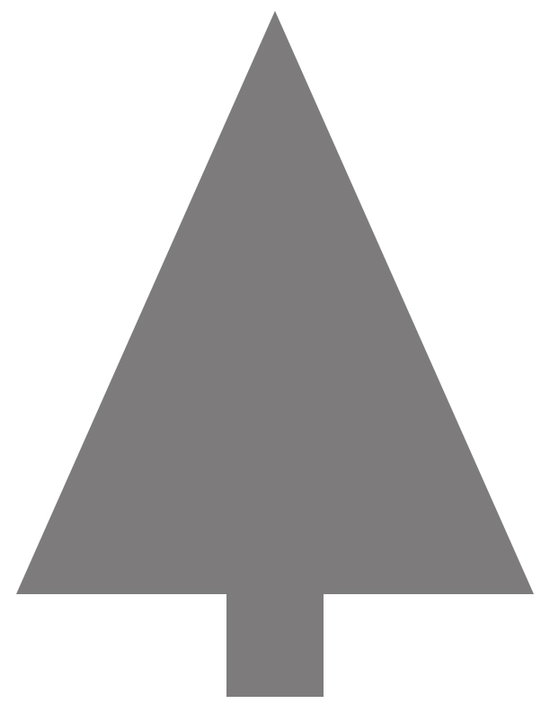 Pallet Wood Silhouette Christmas Tree Craft | Positively Splendid 