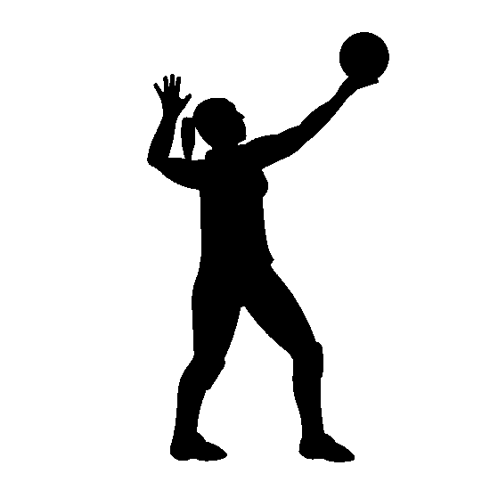 Volleyball Player Hitting Silhouette | Clipart library - Free 