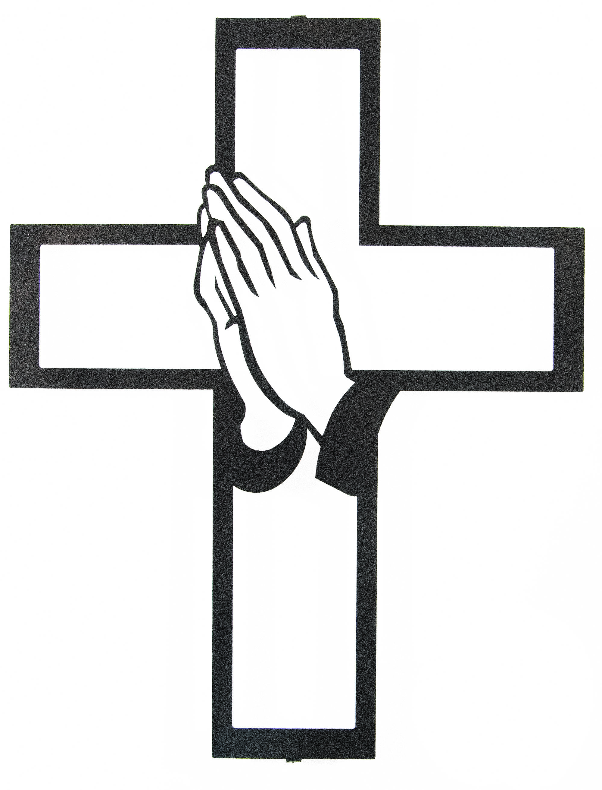 Praying Hands Outline 