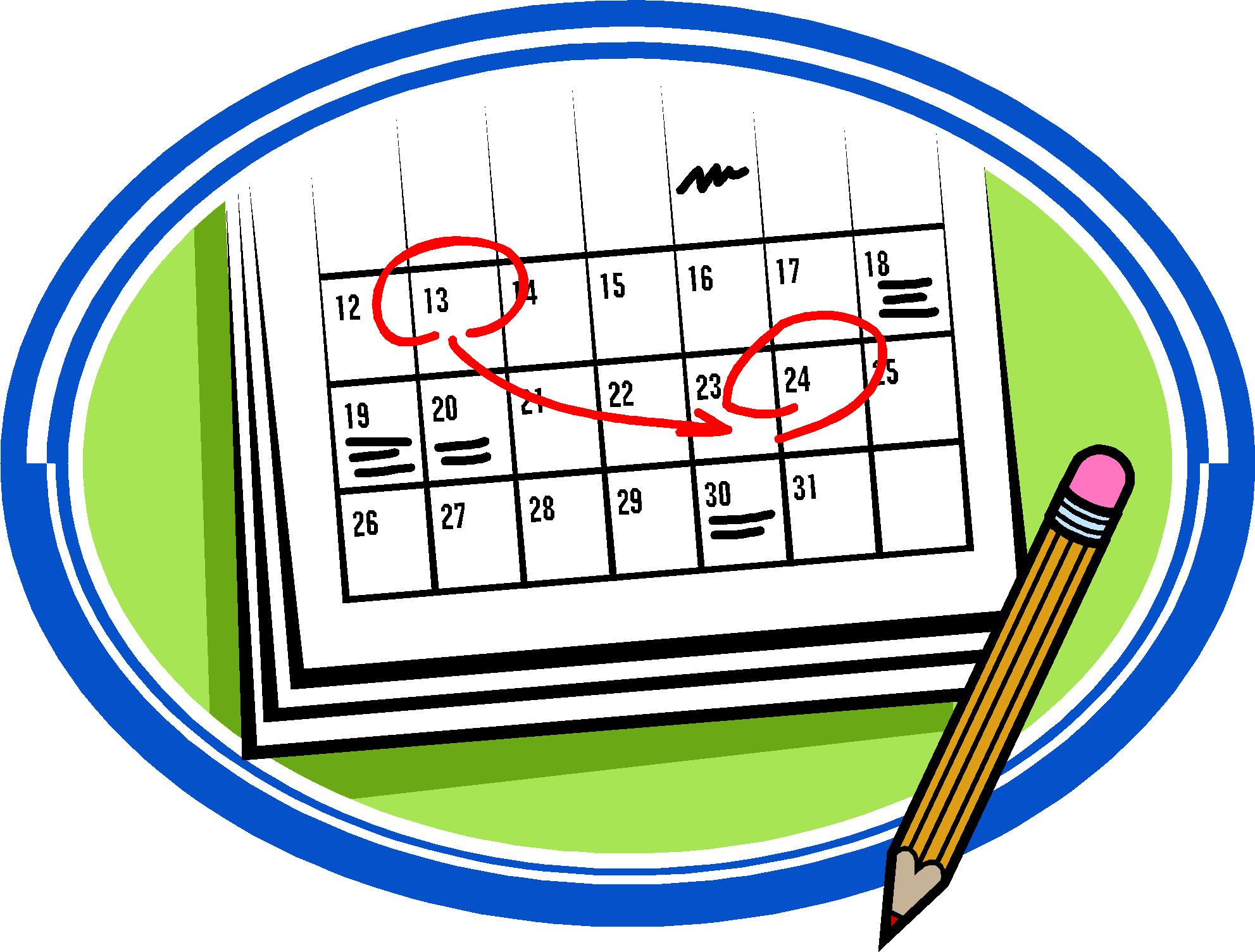 Free Free Calendar Clipart, Download Free Free Calendar Clipart png