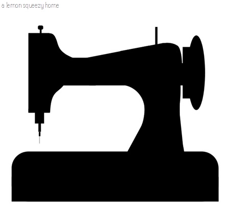 lemon squeezy home: Sewing Machine Silhouette Graphic: Free Download