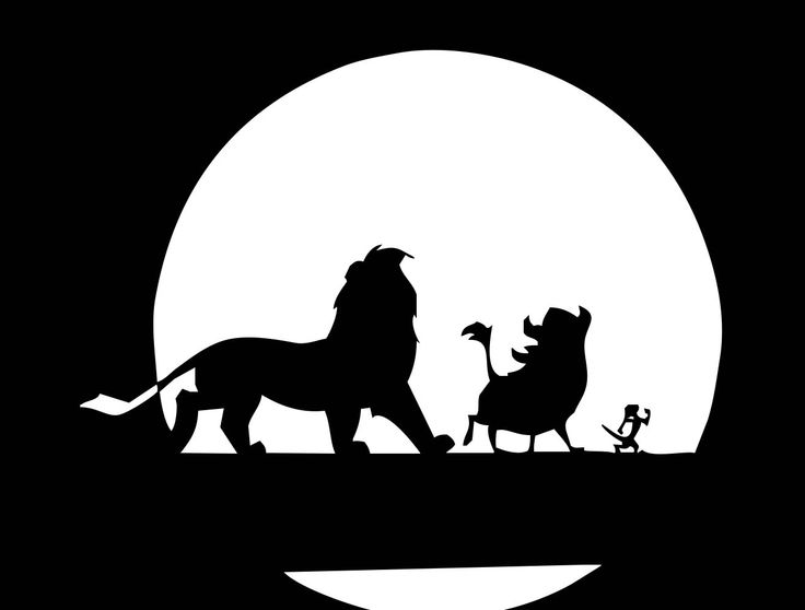 Lion King Silhouette by AdamV, Download free STL model