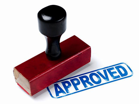 Approved Stamp Image - Official Authorization Visual for Documents