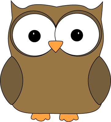 Cute Brown Owl Clip Art - Cute Brown Owl Image