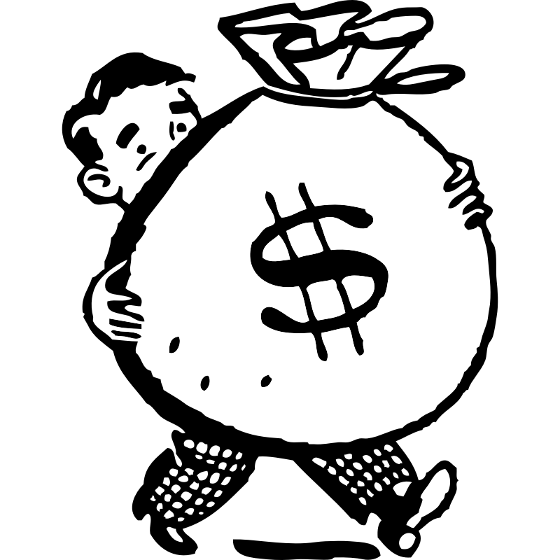 Abstract black-and-white illustration of a stylized human figure with scattered text fragments and organic shapes.