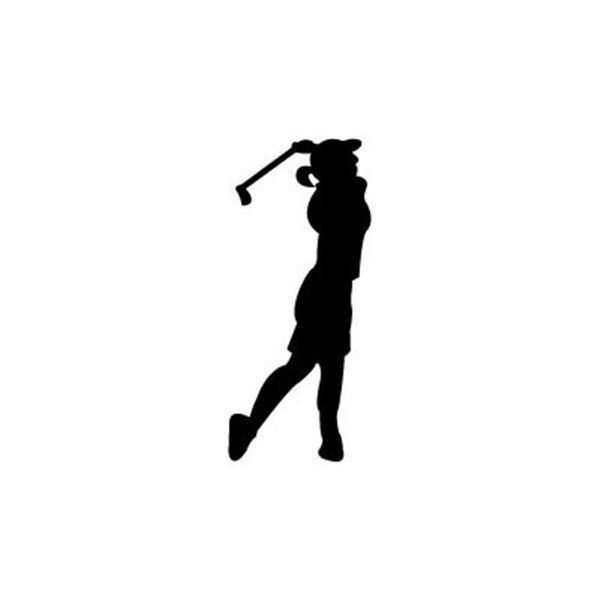 Buy Lady Golfer Shadow Plan at Woodcraft - Clipart library - Clipart library