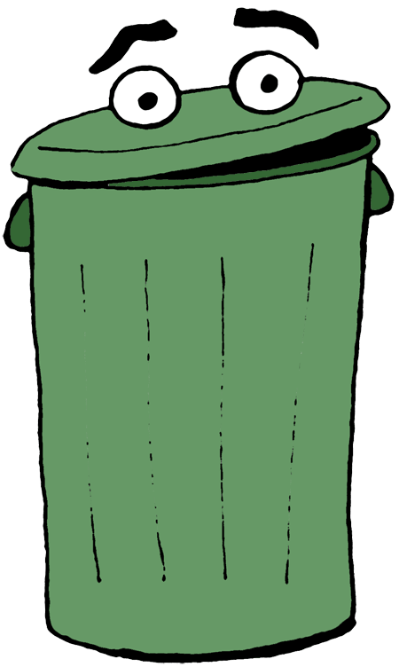 Picture Of A Trash Can - Clipart library