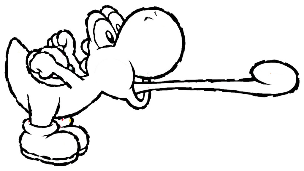 Black And White Yoshi Pictures