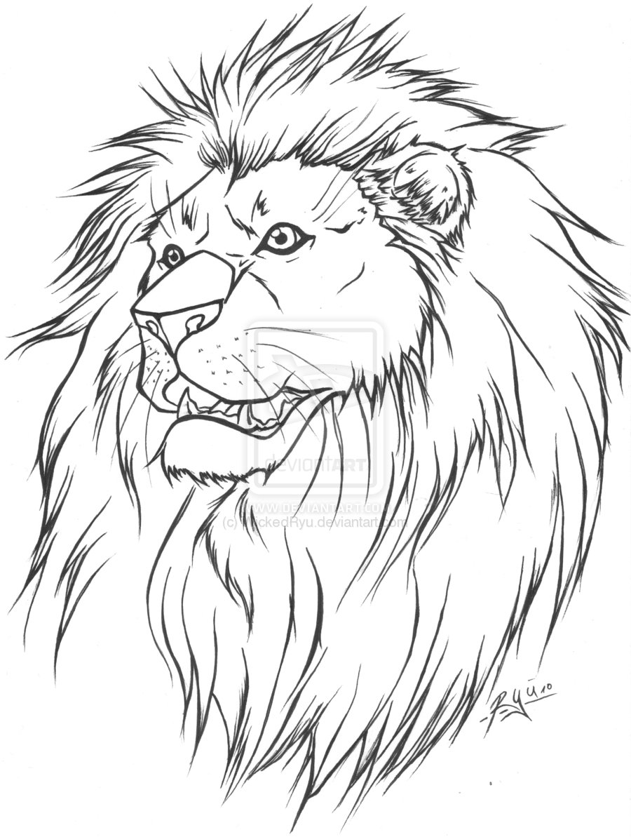 Lion Tattoo Design Free Vector And Graphic 52717566