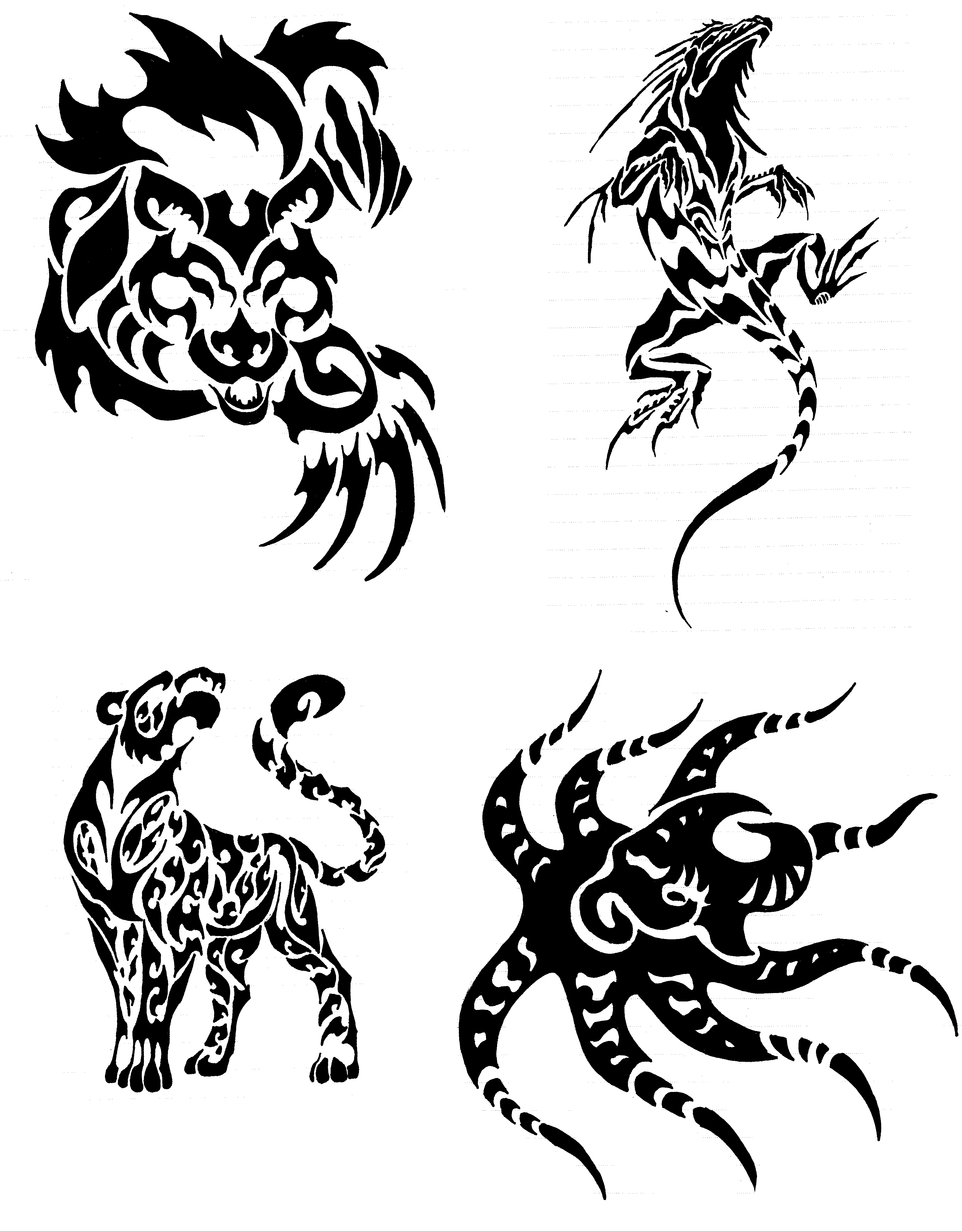 celtic animal tattoos designs