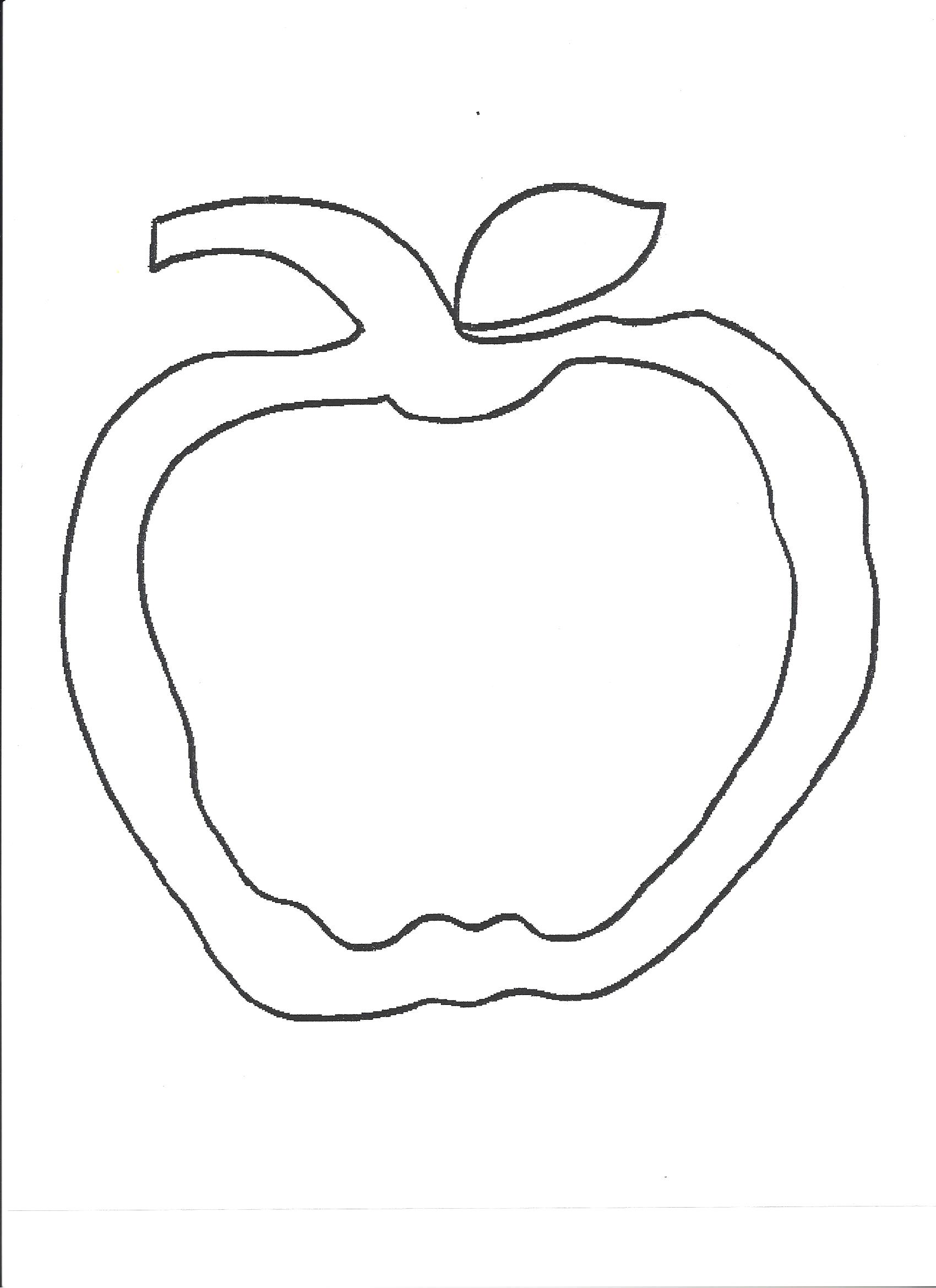 Apple Leaf Template - Perfect for Your Craft and Design Projects