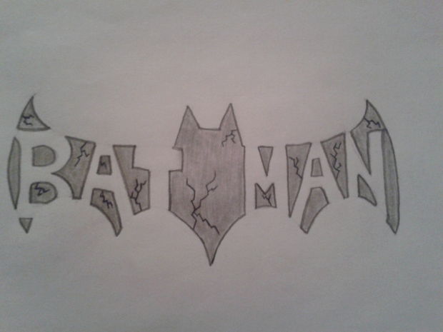 My absolute awesome Batman logo drawing i did free hand  Comics Amino