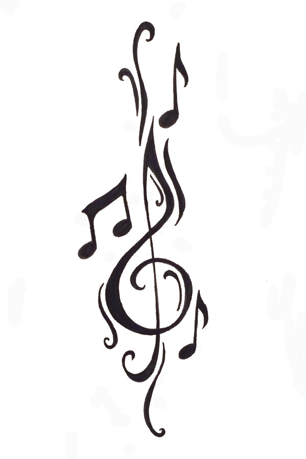 Musical Notes Tattoo Design by CrisLuspoTattoos on DeviantArt