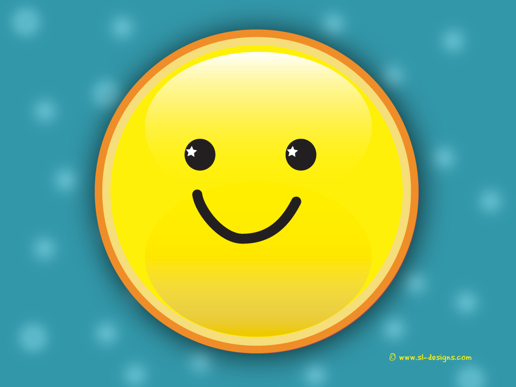 Smiley wallpaper - Happy Face Smiley, Winking smiley, Caterpillar 