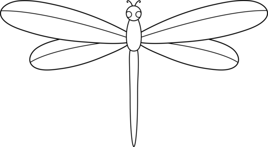 Free Dragonfly Outline Download Free Dragonfly Outline Png Images 