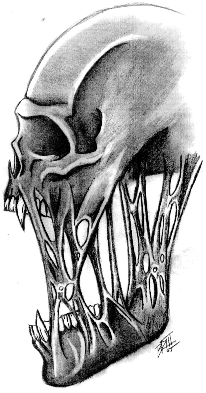 Original Skull Drawing Art Goth Medical Illustration Occult - Etsy
