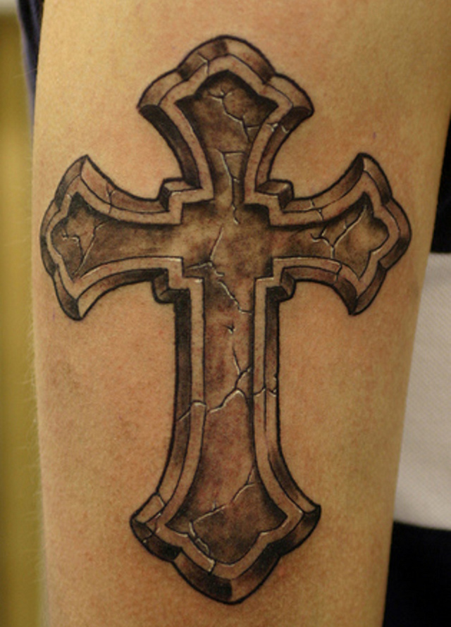 judas priest cross tattoo