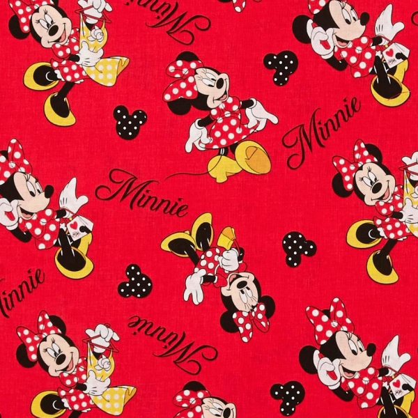 minnie mouse red fabric - Clip Art Library