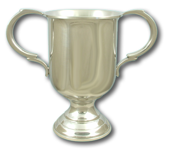 Silver Trophy Cup - Award Recognition & Achievement Symbol