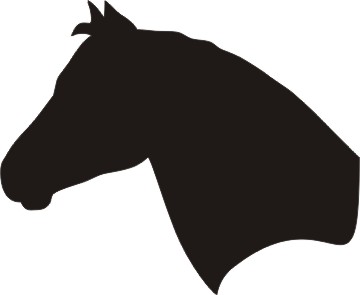 Free Horse Head Outline | picturespider.com