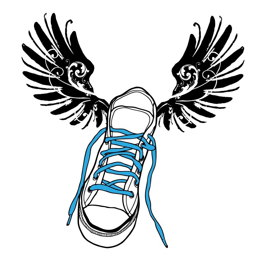 Shoe With Wings Clipart | vlr.eng.br