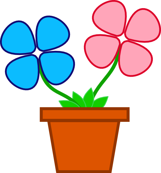 flower planter clipart