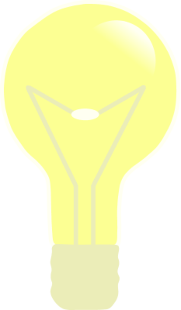 Lamp or a light bulb - vector Clip Art