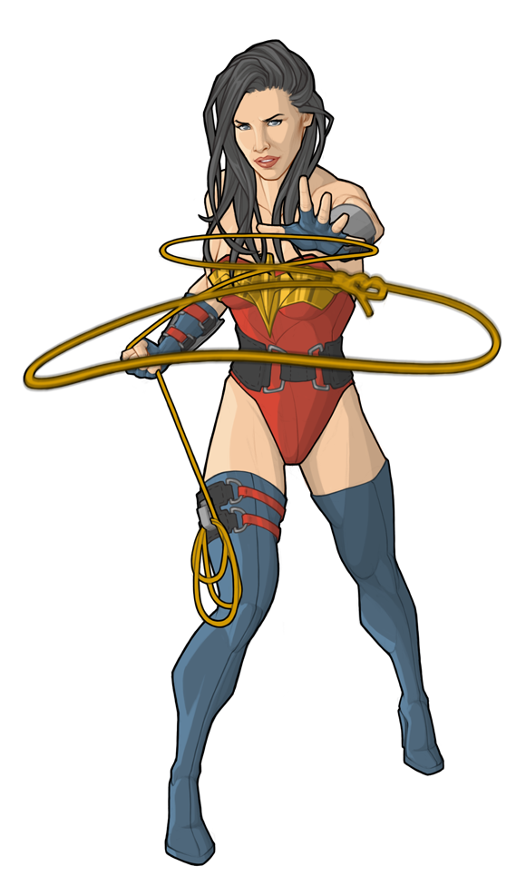 Wonder Woman - lasso throw by Georgel-McAwesome on Clipart library