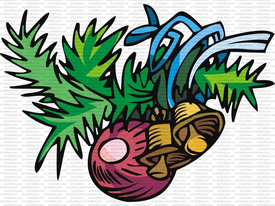 Stylized Radish Illustration - Bold Graphic Vegetable Art