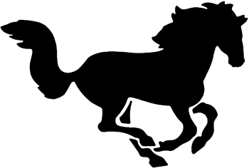 Horse Silhouette Clipart  - Clipart library - Clipart library