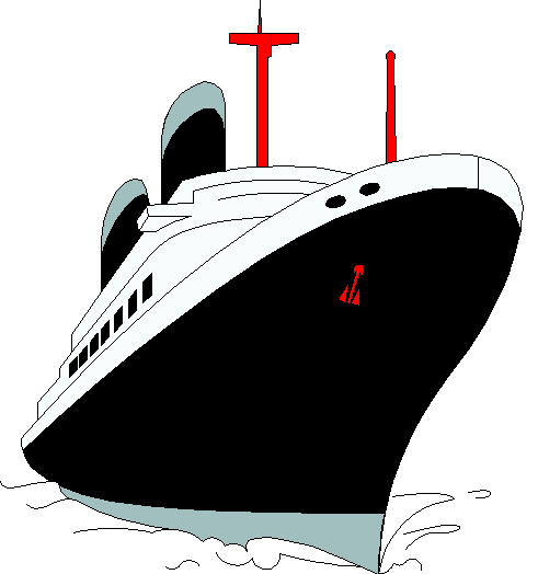 Classic Cruise Ship Illustration - Free Vector Clipart