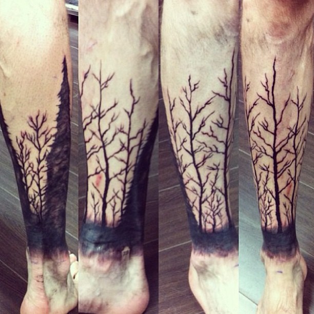 Black tree tattoo by Blaze by bLazeovsKy on DeviantArt