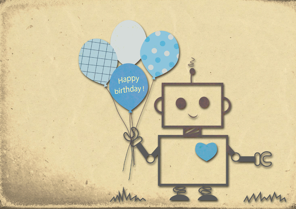 Happy Birthday Robot Boy | Free stock photos - Rgbstock -Free 
