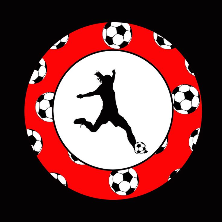 Female Soccer Player Kicking Ball - Dynamic Sports Illustration