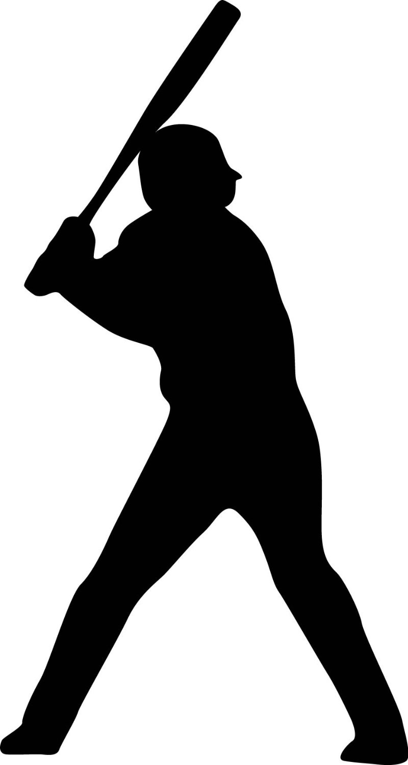 Baseball Silhouette - Clipart library