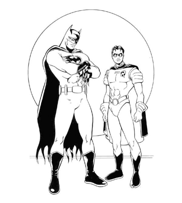 My Drawing Of Batman  Robin  Fan Creations  DC Community