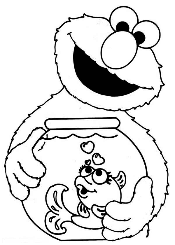 Sesame Coloring Pages 3